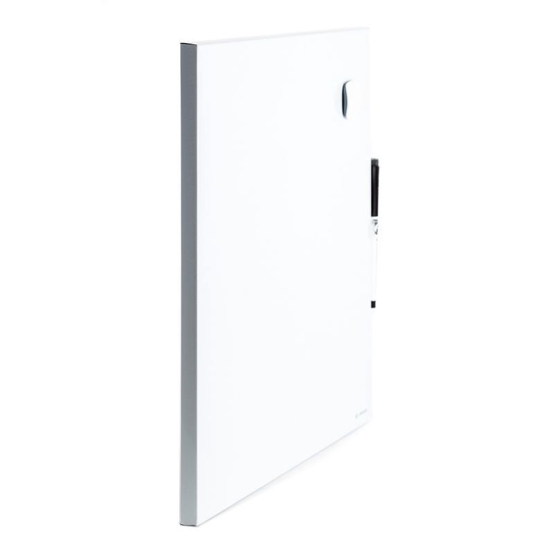slide 2 of 6, U Brands 14" Square Tile Magnetic Dry Erase Board: Wall Mount Wipe-Off Surface, Includes Mounting Hardware, White, 1 ct