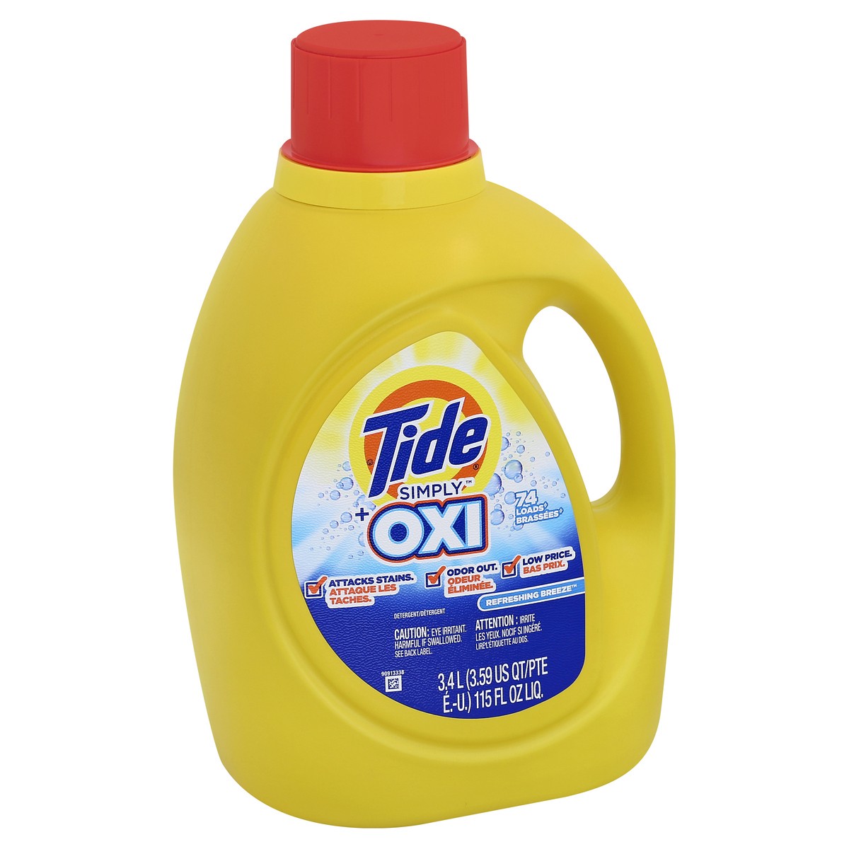 slide 2 of 3, Tide Detergent 115 oz, 115 fl oz