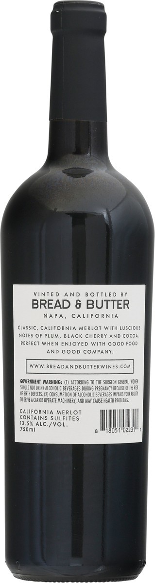 slide 2 of 9, Bread & Butter Merlot, 