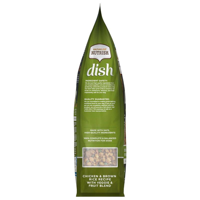 slide 4 of 6, Rachael Ray Nutrish Dish Chicken, Vegetable, Fruit & Brown Rice Dry Dog Food - 3.75lbs, 3.75 lb