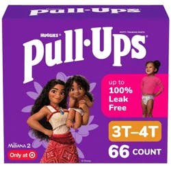Pull-Ups Girls' Learning Designs Training Pants - Size 3T-4T - 66ct
