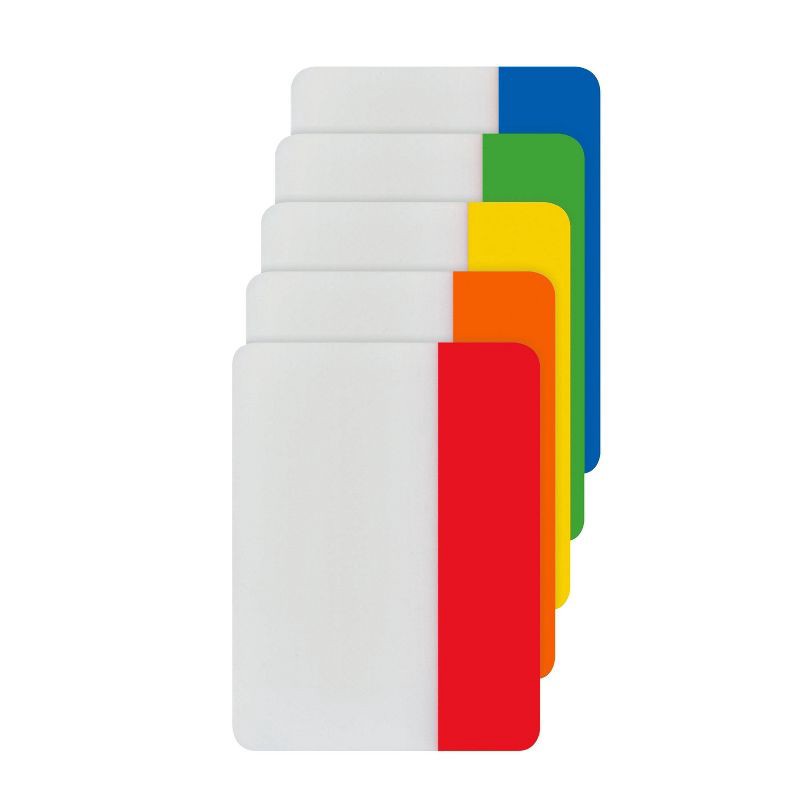 slide 9 of 9, Post-it 30ct 2" Filing Tabs - 5 Assorted Colors, 30 ct