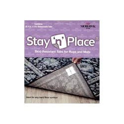 Mohawk Home 4"x4" Stay 'n' Place Adhesive Rug Tabs Ivory