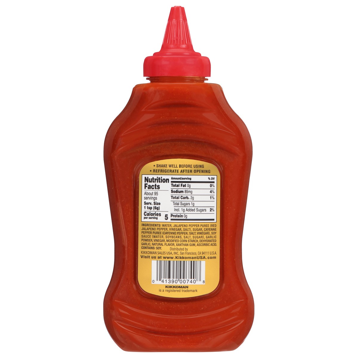 slide 14 of 14, Kikkoman Gluten-Free Sriracha Hot Chili Sauce 20 oz, 20 oz