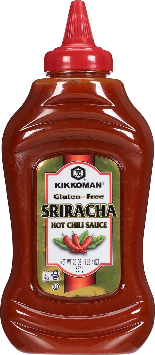 slide 13 of 14, Kikkoman Gluten-Free Sriracha Hot Chili Sauce 20 oz, 20 oz
