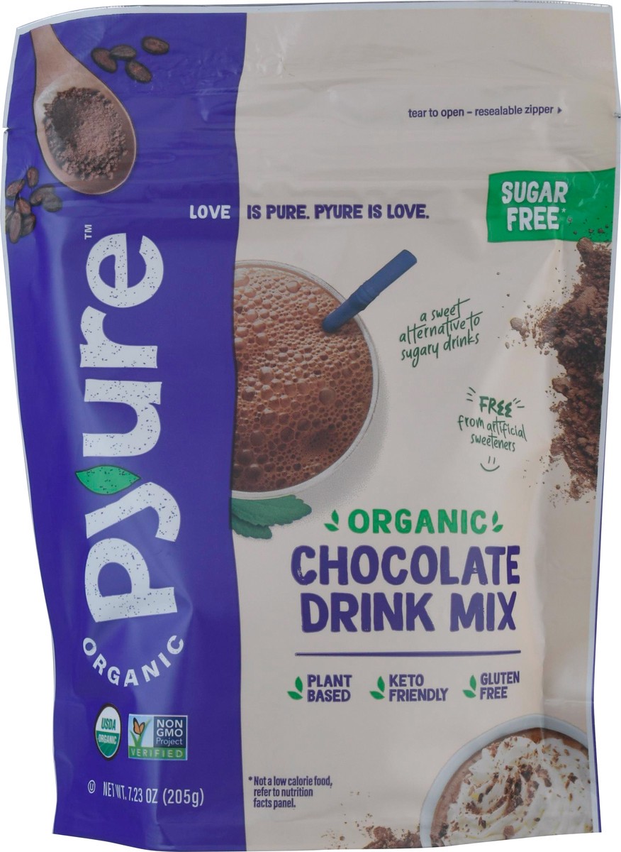 slide 14 of 14, Pyure Drink Mix Org Choc, 7.23 oz