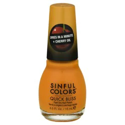Sinful Colors Quick Bliss Hit The Spot Fast Dry Nail Polish 0.5 fl oz