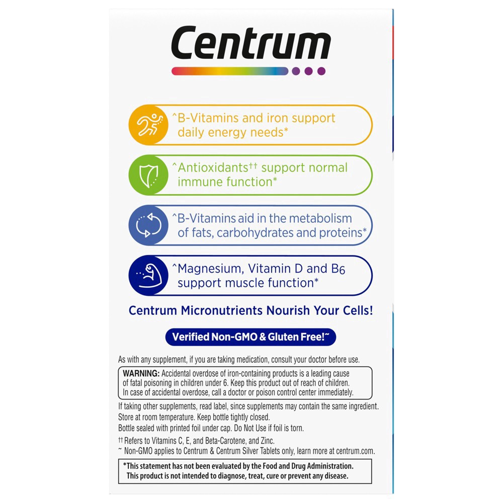 slide 6 of 17, Centrum Men Multivitamin / Multimineral Dietary Supplement Tablets - 120ct, 120 ct