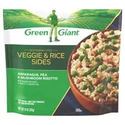 Green Giant Restaurant Style Veggies and Rice, Asparagus, Pea and Mushroom Risotto with Truffle Parmesan Sauce, 10 oz
