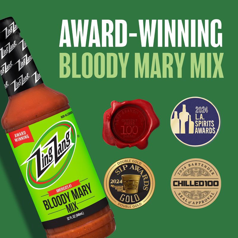 slide 7 of 9, Zing Zang Bloody Mary Mix - 32 fl oz Bottle, 32 fl oz