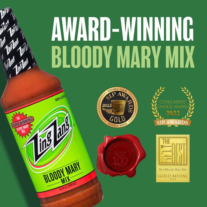 slide 9 of 10, Zing Zang Bloody Mary Mix - 32 fl oz Bottle, 32 fl oz