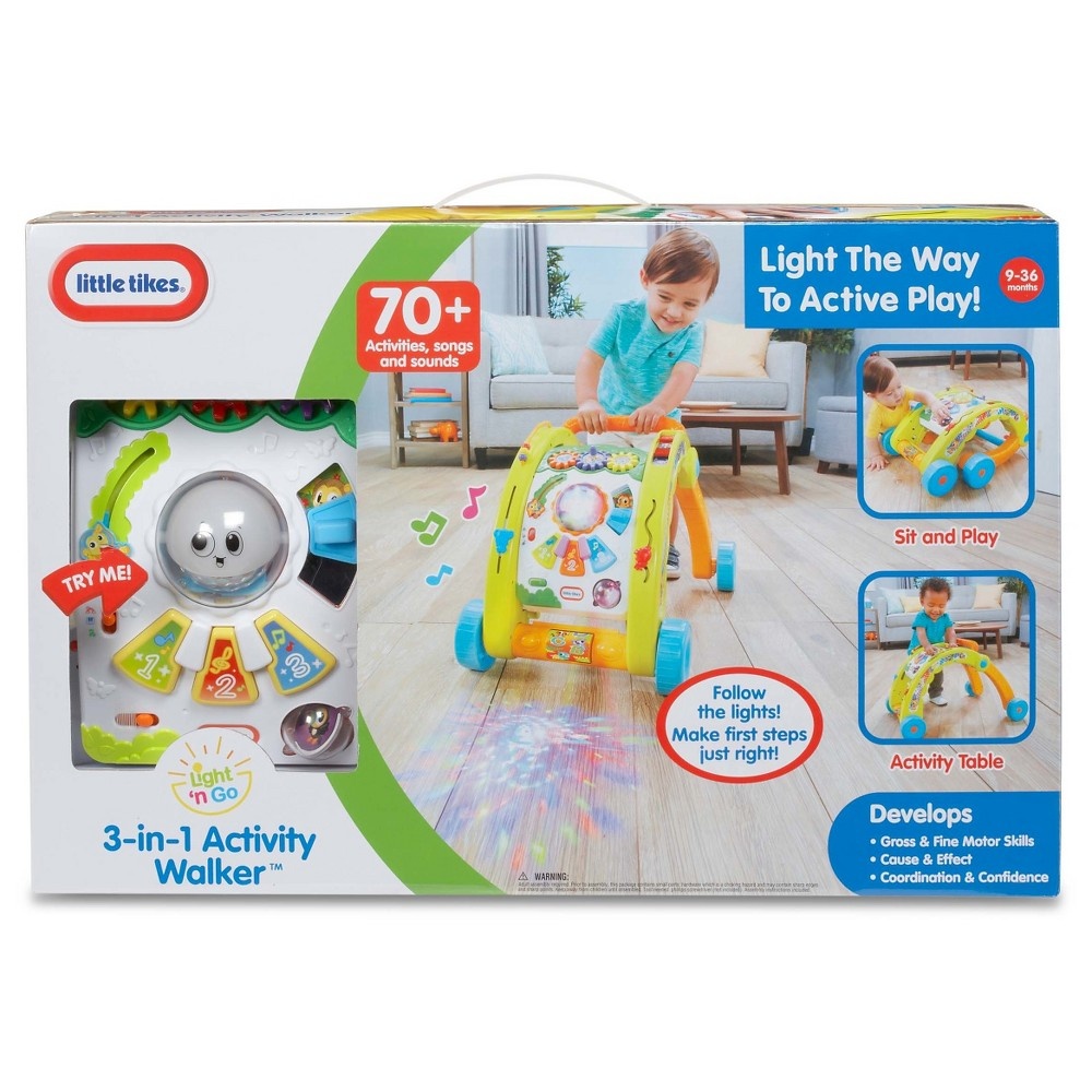 slide 6 of 7, Little Tikes Light 'n Go 3-in-1 Activity Walker, 1 ct