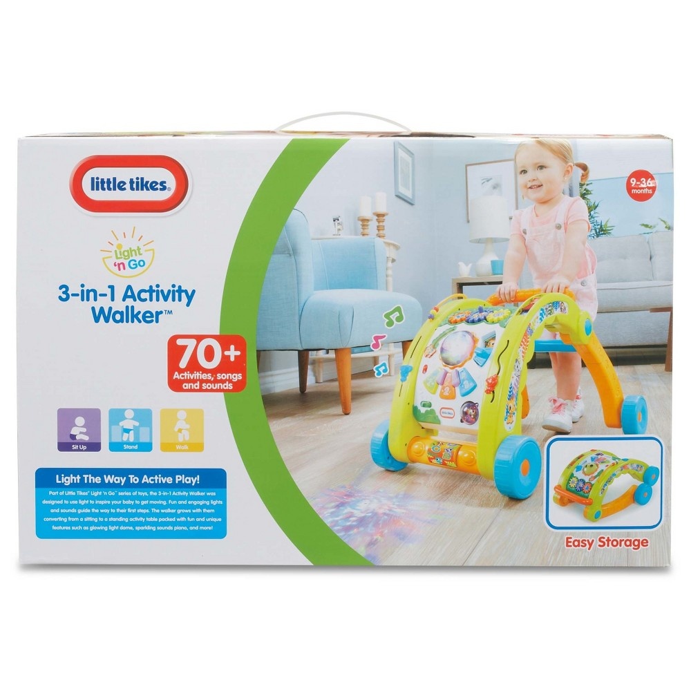 slide 2 of 7, Little Tikes Light 'n Go 3-in-1 Activity Walker, 1 ct