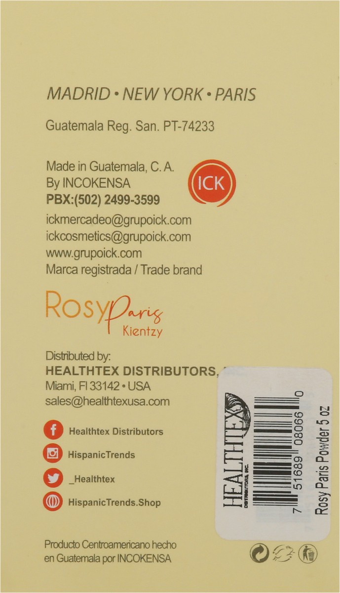 slide 9 of 12, Rosy Paris Perfumated Cornstarch Powder 4 oz, 4 oz