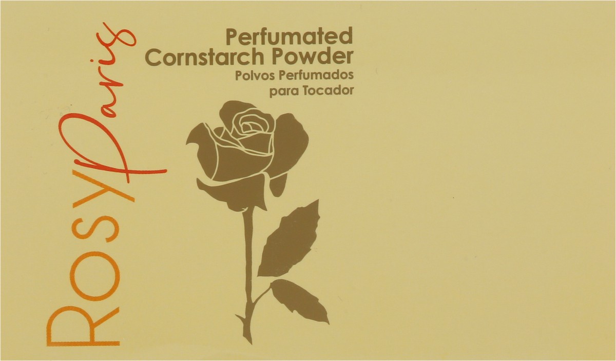 slide 6 of 12, Rosy Paris Perfumated Cornstarch Powder 4 oz, 4 oz