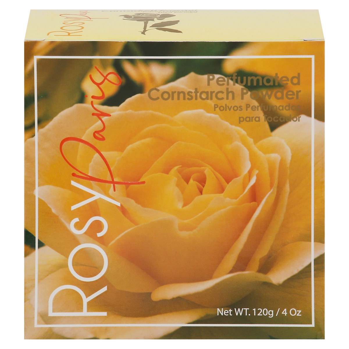 slide 4 of 12, Rosy Paris Perfumated Cornstarch Powder 4 oz, 4 oz