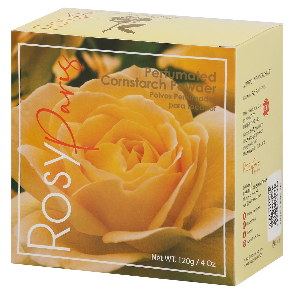 slide 11 of 12, Rosy Paris Perfumated Cornstarch Powder 4 oz, 4 oz