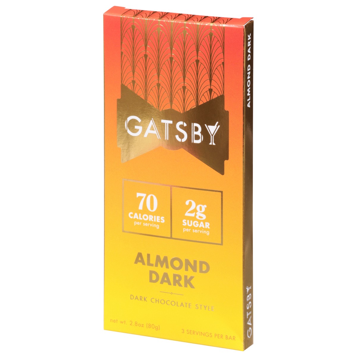 slide 8 of 14, Gatsby Dark Chocolate Style Almond Bar 2.8 oz, 2.8 oz