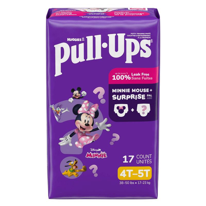 slide 2 of 9, Pull-Ups Girls' Learning Designs Training Pants - Size 4T-5T - 17ct, 17 ct