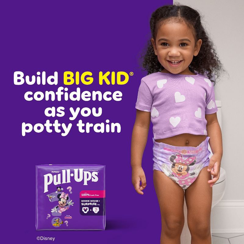 slide 6 of 9, Pull-Ups Girls' Learning Designs Training Pants - Size 4T-5T - 17ct, 17 ct