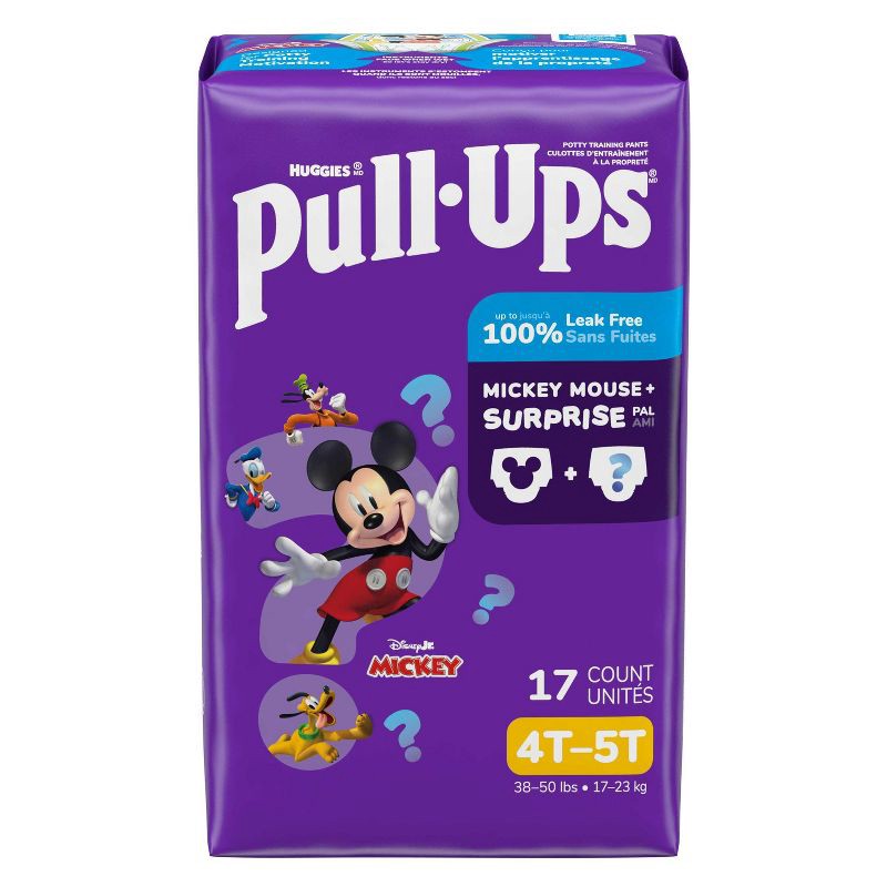 slide 2 of 9, Pull-Ups Boys' Learning Designs Training Pants - Size 4T-5T - 17ct, 17 ct