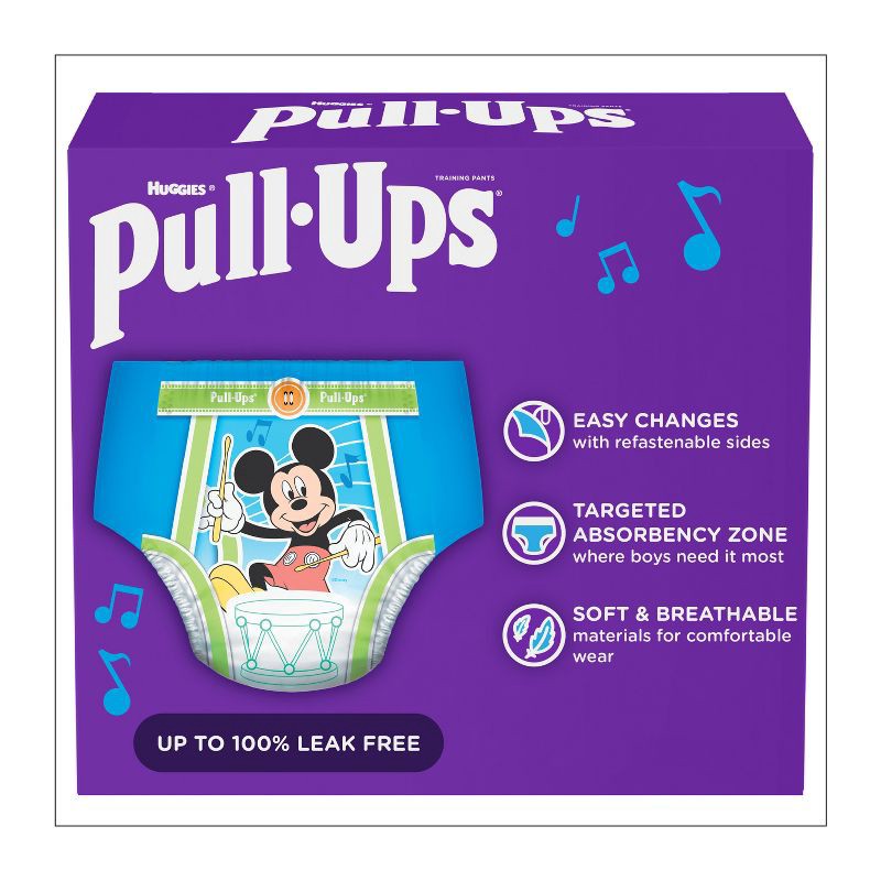 slide 5 of 10, Pull-Ups Boys' Potty Training Pants - 4T-5T - 17ct, 17 ct