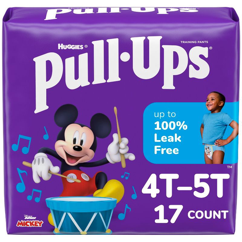 slide 1 of 10, Pull-Ups Boys' Potty Training Pants - 4T-5T - 17ct, 17 ct