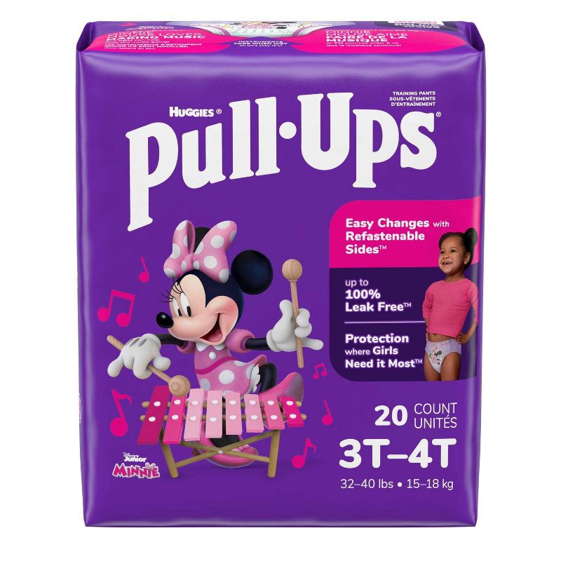 slide 2 of 14, Pull-Ups Girls' Learning Designs Training Pants - Size 3T-4T - 20ct, 20 ct