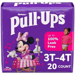 Pull-Ups Girls' Learning Designs Training Pants - Size 3T-4T - 20ct
