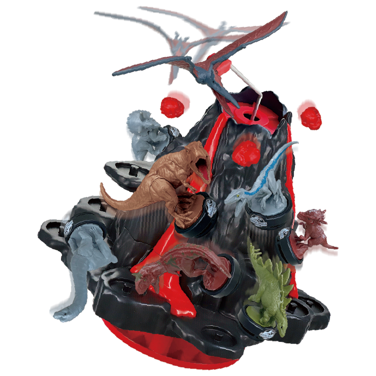 slide 2 of 5, Jurassic World Shaky Volcano, 1 ct