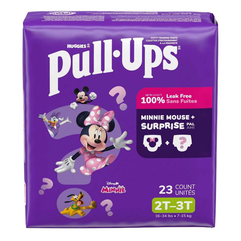 slide 2 of 9, Pull-Ups Girls' Learning Designs Training Pants - Size 2T-3T - 23ct, 23 ct