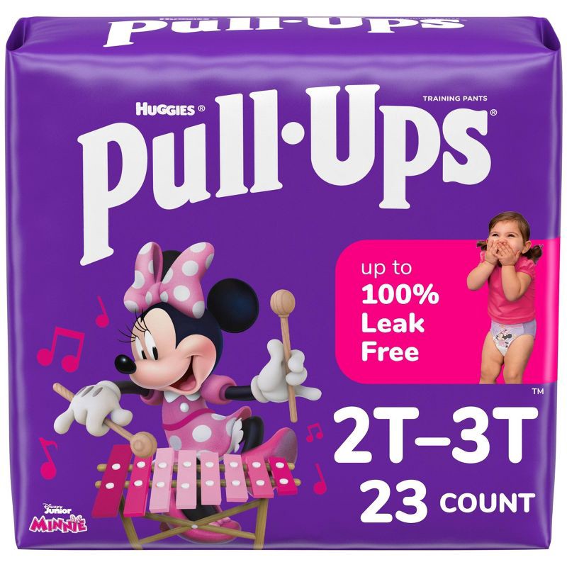 slide 1 of 12, Pull-Ups Girls' Potty Training Pants - 2T-3T - 23ct, 23 ct