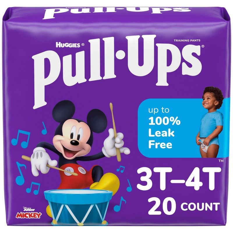 slide 1 of 11, Pull-Ups Boys' Potty Training Pants - 3T-4T - 20ct, 20 ct