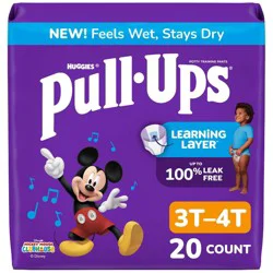 Pull-Ups Boys' Learning Designs Training Pants - Size 3T-4T - 20ct