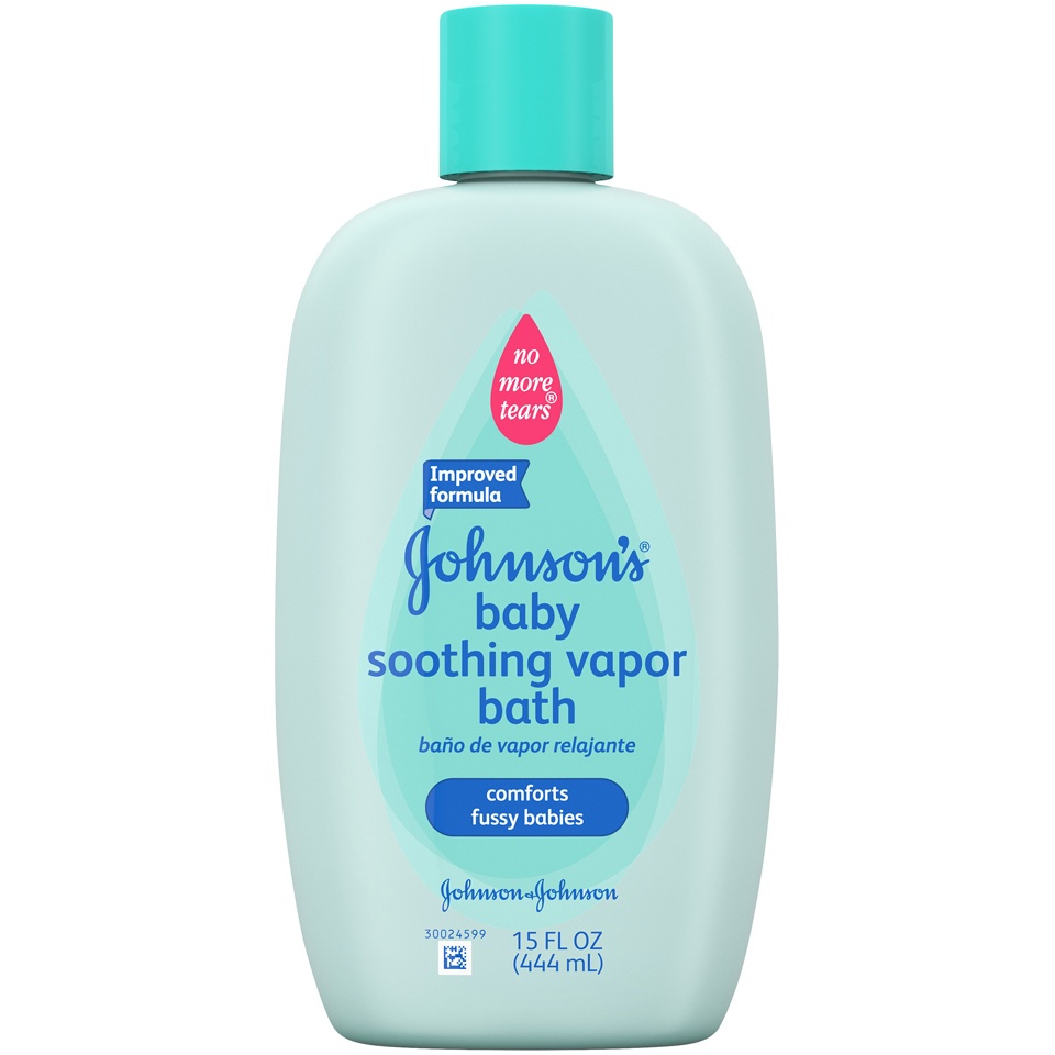 slide 1 of 1, Johnson's Soothing Vapor Bath, 15 fl oz