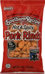 Southern Recipe Hot & Spicy Pork Rinds 4 oz