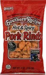 Southern Recipe Hot & Spicy Pork Rinds 4 oz