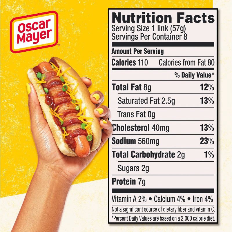 slide 7 of 9, Oscar Mayer Natural Uncured Turkey Franks Hot Dogs - 16oz/8ct, 8 ct; 16 oz