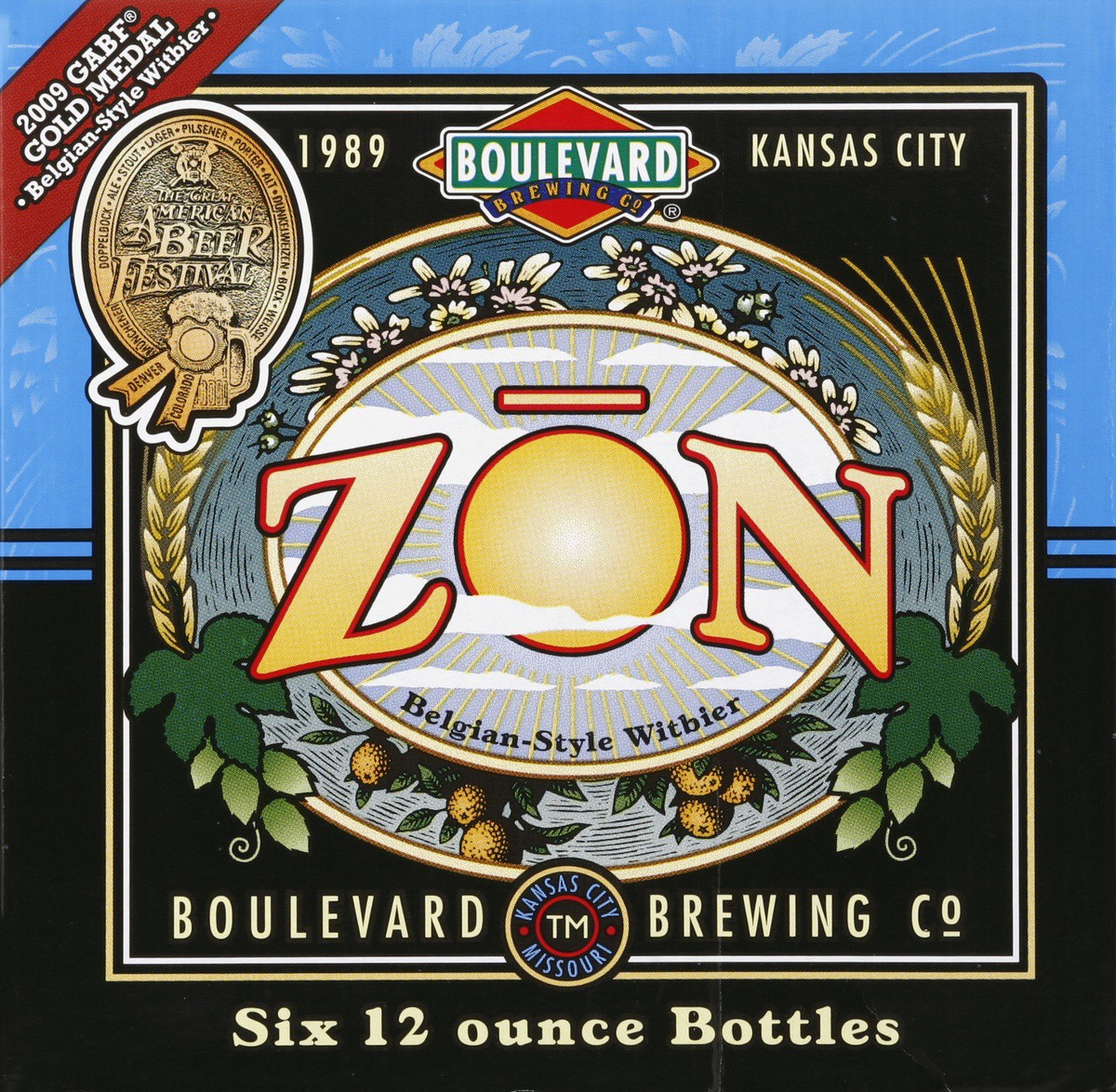 slide 5 of 6, Boulevard Brewing Co Boulevard Seasonal Zon Witbier 6Pk, 72 fl oz