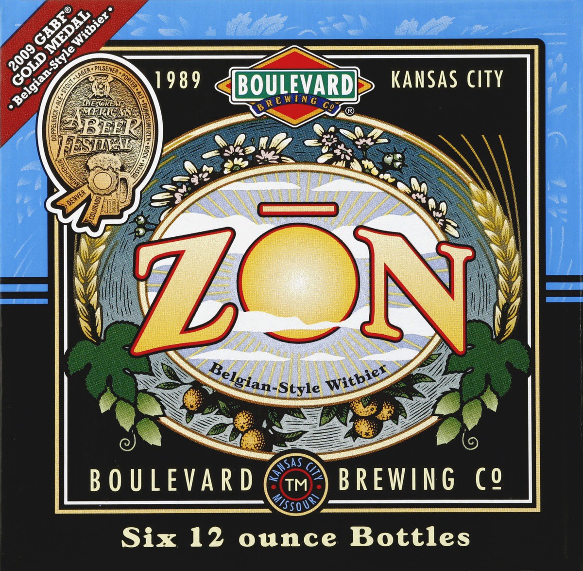 slide 6 of 6, Boulevard Brewing Co Boulevard Seasonal Zon Witbier 6Pk, 72 fl oz