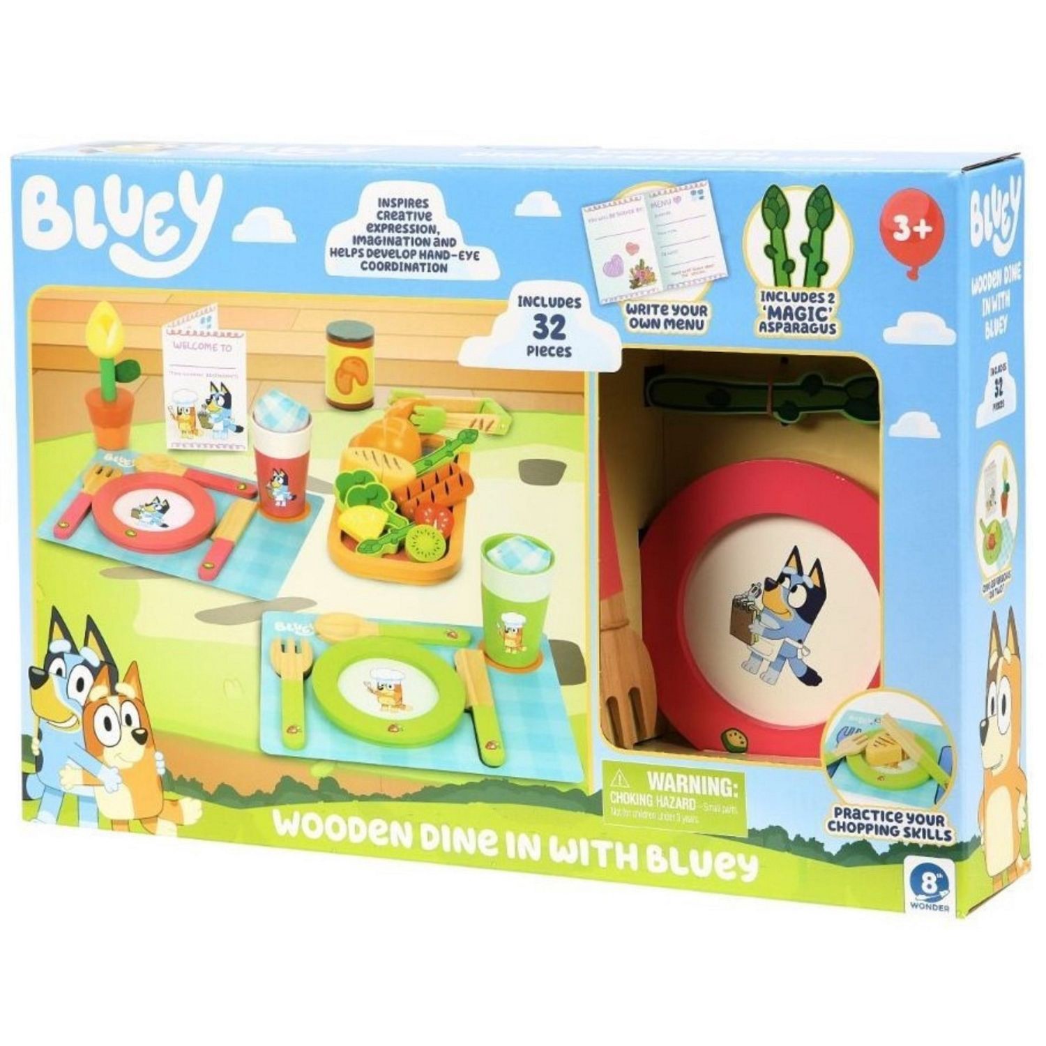 slide 7 of 13, Wooden Dine In With Bluey, 1 ct