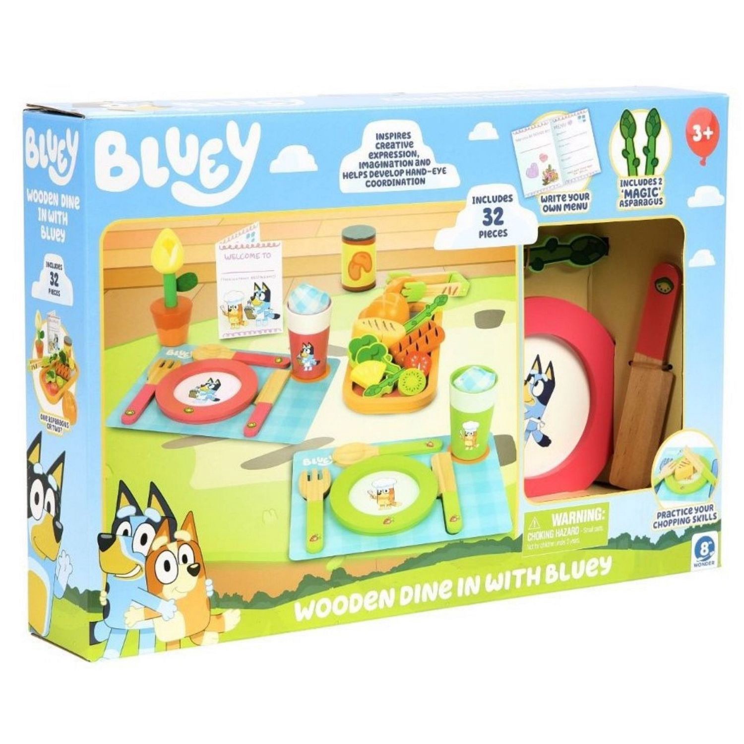 slide 10 of 13, Wooden Dine In With Bluey, 1 ct