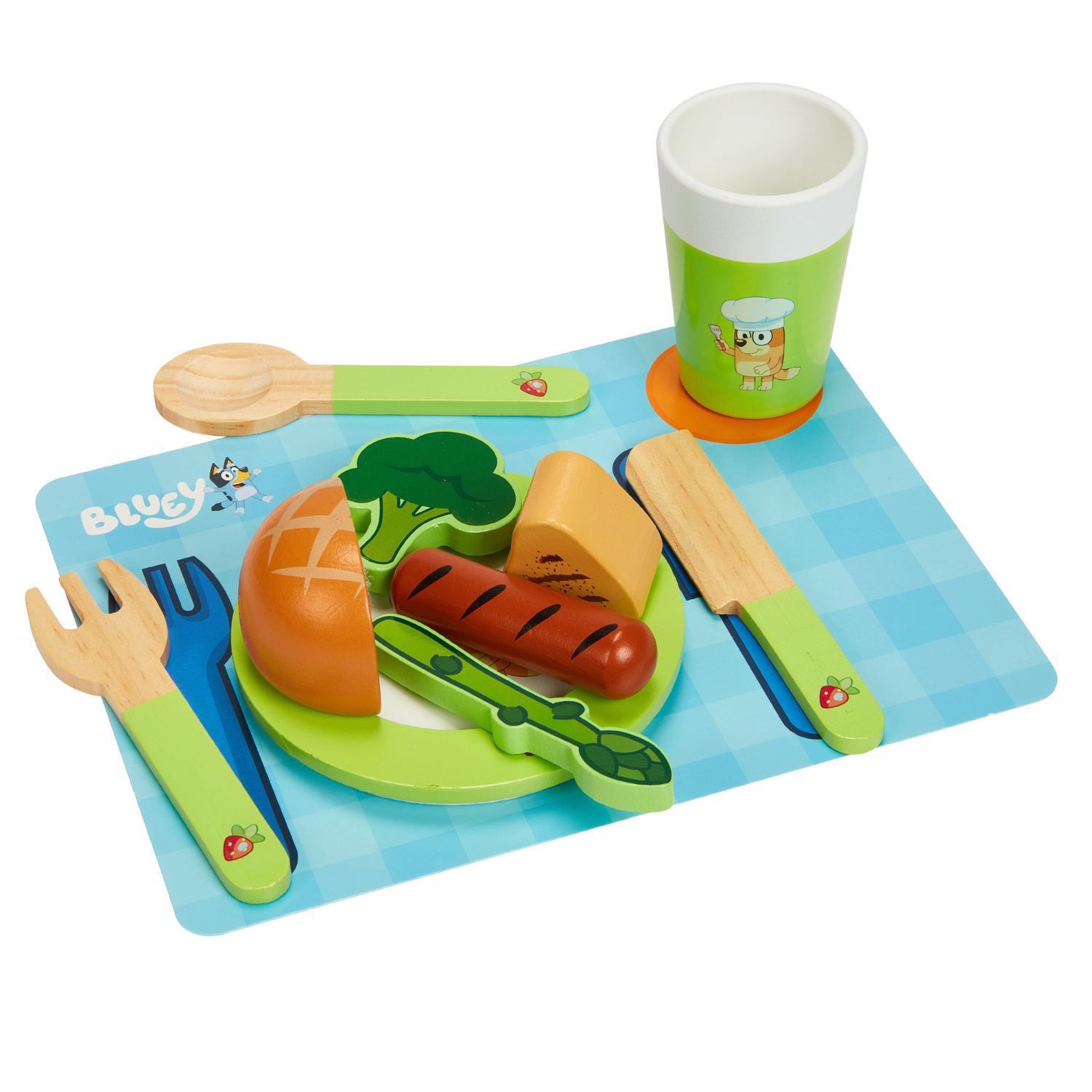 slide 8 of 13, Wooden Dine In With Bluey, 1 ct