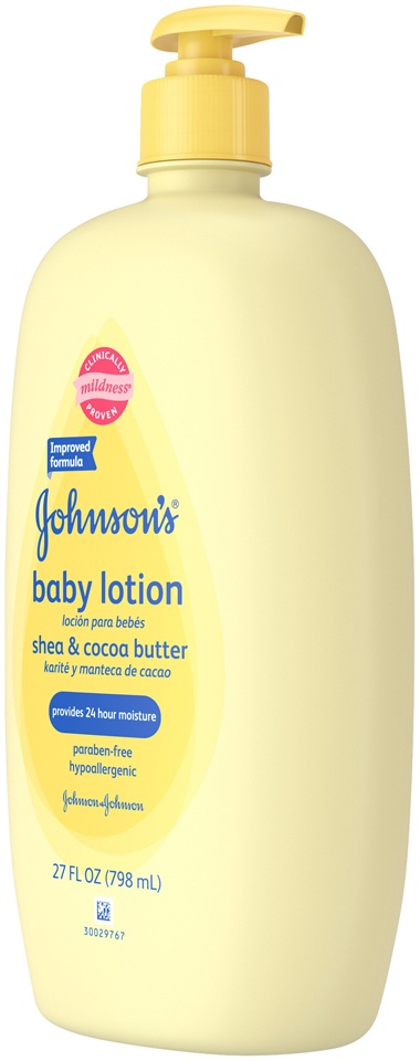 slide 3 of 6, Johnson's Baby Lotion Shea And Cocoa Butter, 27 oz