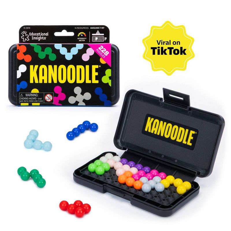 slide 1 of 6, Educational Insights Kanoodle Brain-Teasing Puzzles 14pc, 14 ct