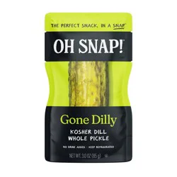 OH SNAP! Gone Dilly Whole Kosher Dill Pickle - 3oz