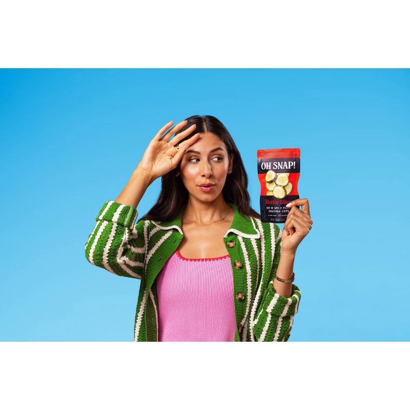 slide 4 of 7, OH SNAP! Hottie Bites Hot N' Spicy Pickle Snack Pack - 3.25oz, 3.25 oz
