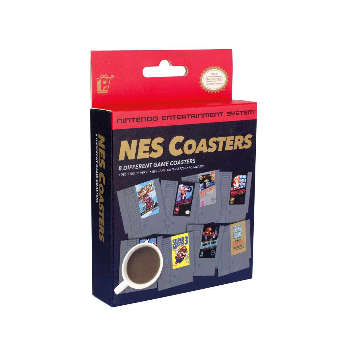 slide 1 of 9, Nintendo NES Cartridge Coasters, 1 ct
