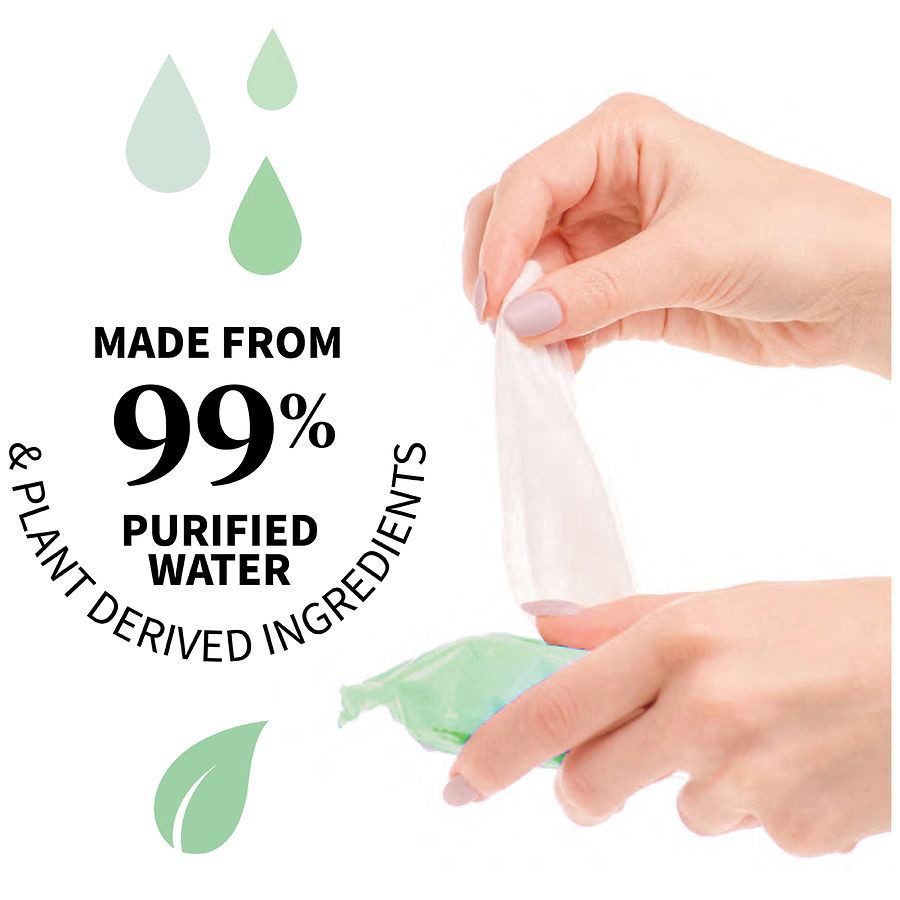 slide 3 of 5, Walgreens Baby Wipes Green Tea Melon, 192, 64 ct