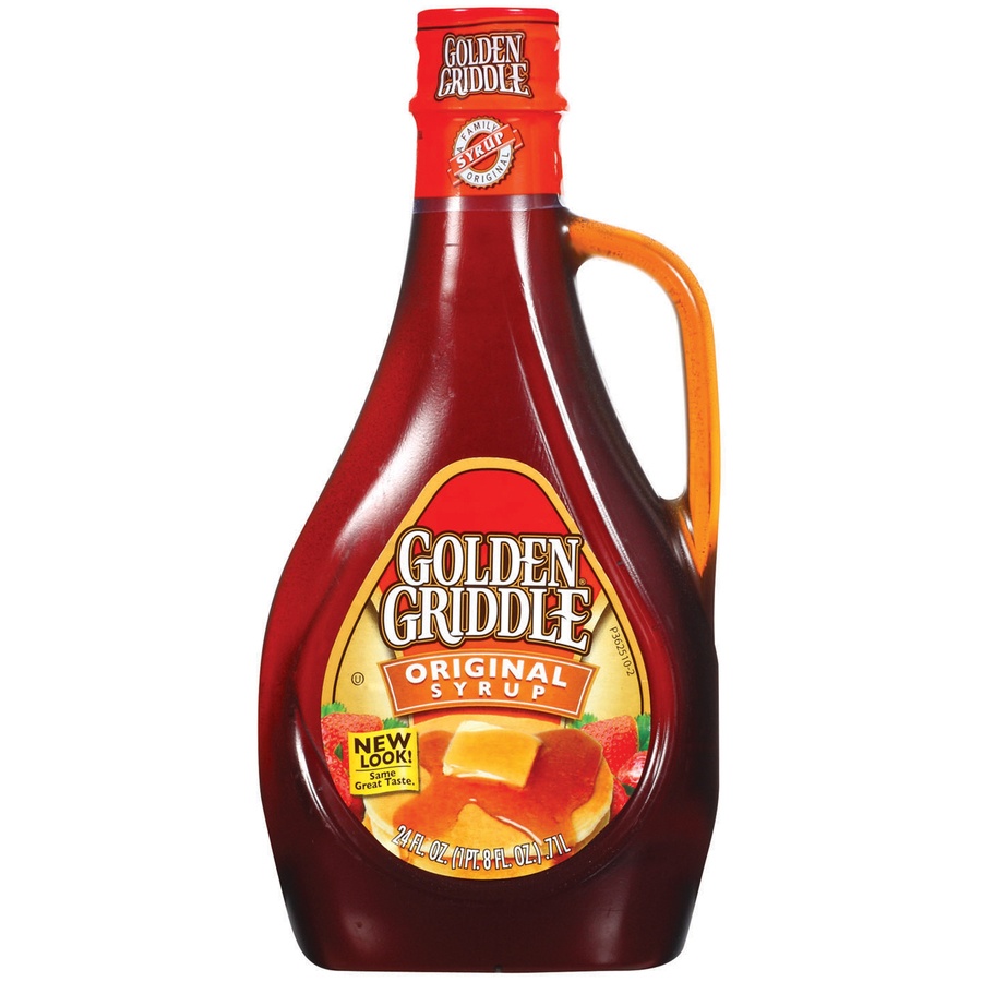 slide 1 of 3, Golden Griddle Original Syrup, 24 fl oz